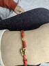 潮宏基 馬年黃金小馬手鏈足金手繩銅錢(qián)紅繩手飾本命年禮物 計價(jià) 1克 曬單實(shí)拍圖