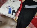 NASA BASE青少年外套男士加絨加厚夾克男裝套裝秋冬季大高初中學(xué)生運動(dòng)衣服 K18黑白+V1+T25圓領(lǐng) 加絨三件套 L (95-120斤) 曬單實(shí)拍圖