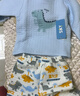 舒貝怡兒童內衣套裝保暖夾棉男女寶寶春秋衣秋褲嬰兒衣服家居服小熊110 曬單實(shí)拍圖