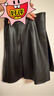 UR2025秋季新款女裝摩登都市氣質(zhì)PU短款百褶半裙UYU550074 曬單實(shí)拍圖