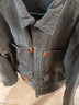 加絨加厚牛仔外套男保暖耐磨擋風(fēng)秋冬中年男士大碼寬松牛仔衣夾克 【多口袋-加絨厚款保暖】灰色 加絨 2XL 【建議125-145斤】 曬單實(shí)拍圖