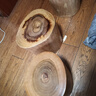 簡(jiǎn)諾家香樟木墩子原木凳子全實(shí)木樹(shù)墩圓木樁大板支架配椅換鞋凳 高30直徑35-39cm 曬單實(shí)拍圖