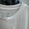 MUJI男式 天竺編織 圓領(lǐng)長(cháng)袖T恤 26年新品 白色XL 曬單實(shí)拍圖