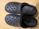 俞兆林（YUZHAOLIN）洞洞鞋男戶(hù)外開(kāi)車(chē)涼鞋沙灘鞋包頭拖鞋男外穿 YF093 黑 曬單實(shí)拍圖