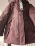 雪中飛中長(cháng)款羽絨服女士中老年媽媽裝可拆卸帽加厚寬松保暖秋冬外套 170 曬單實(shí)拍圖