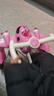 貝趣漂移車(chē)兒童三輪車(chē)飛機車(chē)腳踏車(chē)3-6歲扭扭車(chē)男孩女孩生日禮物 加大粉色 丨座椅調節+橡膠輪+禮盒 曬單實(shí)拍圖