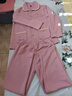 俞兆林媽媽睡衣女秋冬季中老年空氣夾棉加厚大碼可外穿夾層家居服套裝 曬單實(shí)拍圖