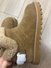 駱駝（CAMEL）雪地靴女舒軟絨毛保暖靴時(shí)尚平跟套腳棉鞋 L24W156699 駝色 36  曬單實(shí)拍圖