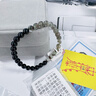 京瑩【水木生財】天然水晶手鏈綠幽靈男女款馬年護身符轉運黑曜石手串 曬單實(shí)拍圖