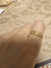 金六福吉祥S925銀錢(qián)程似錦活口戒指新中式百搭輕奢商務(wù)風(fēng)女神節禮物送女友 曬單實(shí)拍圖