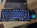 重力星球破繭75機械鍵盤(pán)電競游戲無(wú)線(xiàn)有線(xiàn)藍牙三模gasket客制化 情人節禮物 K1 LITE探索黑+M2探索黑禮盒裝 曬單實(shí)拍圖