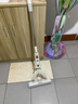 對折膠棉拖把家用一拖凈免手洗2025新款吸水拖地神器海綿拖布 伸縮加強桿【米咖色中號】共1頭 曬單實(shí)拍圖