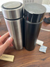 京東京造 保溫杯 水杯男士女兒童咖啡 316L不銹鋼【無(wú)縫內膽】黑500ml 曬單實(shí)拍圖
