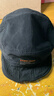 PRECOLD日系美式短檐帽翹檐復古水洗做舊鴨舌帽韓版棒球帽女工裝風(fēng)帽子男 黑色(軟檐On短檐帽) 均碼 可調節(55-60cm頭圍) 曬單實(shí)拍圖