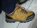 駱駝動(dòng)感駱駝男鞋真皮戶(hù)外登山鞋秋冬季男士休閑旅游鞋防滑耐磨徒步運動(dòng)鞋 深棕色633 42 曬單實(shí)拍圖