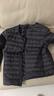 鴨鴨（YAYA）新國標輕薄羽絨服男士短款薄款背心內穿內膽冬季保暖鴨絨KX 黑色 L 175 曬單實(shí)拍圖