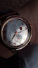 手表男士全自動(dòng)機芯石英表皮帶商務(wù)男士腕表 棕色 曬單實(shí)拍圖