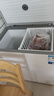 美的（Midea）天成冰柜 200升減霜家用小冰柜單溫零下-40°C超低溫大容量速凍冷藏冷凍一級能效冰箱BD/BC-203EMR 曬單實(shí)拍圖
