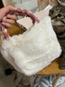 小野和子25年新款包包合集帆布包手提包水桶包百搭韓系日常通勤a1 絲絨云朵絨手提包 曬單實(shí)拍圖