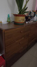 壹品帆誠中古風(fēng)實(shí)木斗柜客廳五斗柜多巴胺抽屜柜床尾柜臥室床尾置物柜 【全實(shí)木材質(zhì)】中古風(fēng)胡桃色-六斗柜120CM 曬單實(shí)拍圖