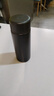 XJ迷你保溫杯100ml女士便攜小號超輕小巧兒童200m 120ml黑色茶隔款耐磨漆 曬單實(shí)拍圖