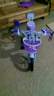 哈叮龍兒童自行車(chē)3-6-10歲單車(chē)男女童輕便腳踏車(chē)輔助輪5歲女孩車(chē)公主車(chē) 紫色【加寬加大坦克輪】 12寸 適合身高80-99cm 曬單實(shí)拍圖