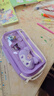 舒星筆袋女孩款2025年高顏值ins風(fēng)翻蓋按扣九層大容量簡(jiǎn)約文具盒卡通可愛(ài)鉛筆袋開(kāi)學(xué) 紫色4件套 曬單實(shí)拍圖