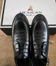 稻草人商務(wù)休閑鞋男士皮鞋男正裝鞋德比鞋英倫百搭 黑色 41  曬單實(shí)拍圖