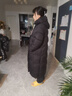 坦博爾羽絨服女士長(cháng)款泡芙新國標90絨連帽冬季保暖外套530832D 黑色165 曬單實(shí)拍圖