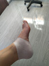 LUCYLEE美國腳后跟保護套硅膠襪腳后跟足跟腳膜防腳裂保濕襪腳干裂 【 店長(cháng)推薦】加厚保濕【透氣款兩雙】 曬單實(shí)拍圖