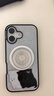 PopSockets【毛絨故事·手機殼】泡泡騷防摔手機保護套適用蘋(píng)果iPhone17/16promax可愛(ài)寵物貓狗磁吸手機殼 黑白貼貼 iPhone 17 曬單實(shí)拍圖