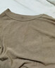 優(yōu)衣庫女裝HEATTECH EXTRA WARM混紡圓領(lǐng)T恤/長(cháng)袖9%羊絨478955 478955/30淺米色 M 曬單實(shí)拍圖