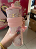 世大家明星同款保溫杯女士水杯送女朋友老婆生日新年禮物大容量吸管杯 曬單實(shí)拍圖