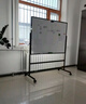 得力白板寫(xiě)字板120*90cm H型碳鋼支架式磁吸書(shū)寫(xiě)移動(dòng)升降辦公會(huì )議黑板家庭輔導培訓33715【升級雙面】 曬單實(shí)拍圖
