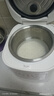 九陽(yáng)（Joyoung）電飯煲3L家用0涂層電飯鍋316L不銹鋼內膽微壓煮飯鍋2-3人智能預約煲湯精致飯煲 杏仁白 3L 【316L0涂層】 曬單實(shí)拍圖