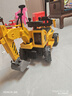 巴塞博兒童挖掘機電動(dòng)車(chē)可坐人1-5-9歲大號遙控電動(dòng)挖土機工程車(chē)禮物 【遙控雙驅全功能續航款】黃+電動(dòng)轉向挖臂+遙控+斗+推 曬單實(shí)拍圖