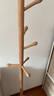 棲音閣實(shí)木衣架落地臥室衣帽架客廳掛衣服架子落地衣架家用立式掛包架 曬單實(shí)拍圖