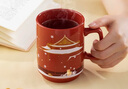 宮廷寶貝故宮的雪溫感杯馬克杯禮盒陶瓷杯恒溫杯結婚文創(chuàng  )情人節禮物伴手禮 變色溫感杯（含禮袋） 350ml 1只 曬單實(shí)拍圖