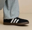 adidas「T頭鞋」VL COURT復古休閑板鞋德訓鞋男女阿迪達斯輕運動(dòng)   黑色/白色   42 曬單實(shí)拍圖