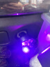 led汽車(chē)氛圍燈免改裝接線(xiàn)車(chē)載usb小夜燈車(chē)內裝飾燈內飾照明呼吸燈 usb七彩漸變+單色可調節【按鍵帶感光】1只 曬單實(shí)拍圖