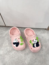 樸西2026夏季男女新款防滑不臭腳洞洞鞋居家室外穿沙灘洞洞拖鞋親子款 桃沙粉 【兒童款】 34-35 (220mm) 曬單實(shí)拍圖