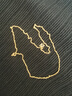金至尊（3DG Jewellery）肖邦鏈黃金項鏈素鏈足金999項鏈簡(jiǎn)約金頸鏈子新年禮物計價(jià) 金重2.64克（配珠寶禮盒） 曬單實(shí)拍圖