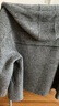 百圖（betu）女裝冬季新款毛呢外套減齡連帽高級感毛呢大衣女2510T14 灰色 S 曬單實(shí)拍圖