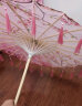 古风伞 油纸伞 汉服女户外装饰伞 灯古风舞蹈伞 吊顶装饰伞 古典中国风 喜上眉梢-流苏款-粉色 实拍图