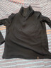 蕉下（beneunder）女士POLO領(lǐng)肌底打底衫內搭可外穿休閑高彈長(cháng)袖T恤透氣柔軟 漫暮黑 L 曬單實(shí)拍圖