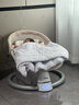 Trimigo（泰美高）嬰兒搖搖椅哄娃神器哄睡寶寶搖搖椅嬰兒見(jiàn)面禮新生兒電動(dòng)嬰兒搖籃 【卡其】 嬰兒搖椅寶寶滿(mǎn)月禮物嬰兒用品 【蚊帳+餐盤(pán)+玩偶+頭枕+藍牙音樂(lè )】 曬單實(shí)拍圖