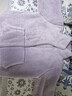 京東京造【10A抗菌】抗靜電珊瑚絨睡衣女士睡衣保暖家居服情侶套裝粉紫色M 曬單實(shí)拍圖