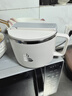 京東京造 泡面碗 上班族304不銹鋼飯盒小學(xué)生雙層防燙1.3L白色 配筷勺 曬單實(shí)拍圖