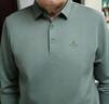 皮爾卡丹（pierre cardin）正品高端男士長(cháng)袖t恤2025新款春秋季翻領(lǐng)中年商務(wù)休閑polo衫男款 綠色 p19715 XL 52/180 建議【142-155斤】 曬單實(shí)拍圖