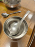 純鈦勺子冰花精致湯勺高端西餐具蛋糕甜品勺兒童湯匙個(gè)人專(zhuān)用調羹 純鈦結晶【伯爵勺】-本色 曬單實(shí)拍圖